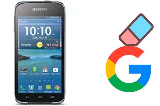 Como excluir a conta do Google em Kyocera Hydro Life