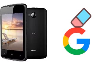 Como excluir a conta do Google em Lava Iris 348