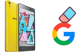 Como excluir a conta do Google em Lenovo K3 Note