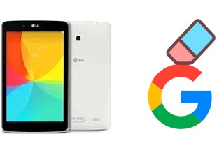 Como excluir a conta do Google em LG G Pad 8.0