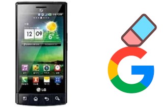 Como excluir a conta do Google em LG Optimus Mach LU3000