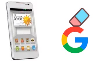 Como excluir a conta do Google em LG Optimus 3D Cube SU870