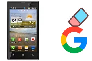 Como excluir a conta do Google em LG Optimus EX SU880