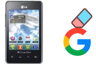 Como excluir a conta do Google em LG Optimus L3 E405