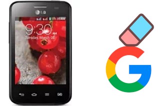 Como excluir a conta do Google em LG Optimus L3 II Dual E435