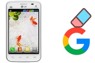 Como excluir a conta do Google em LG Optimus L4 II Tri E470