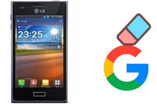 Como excluir a conta do Google em LG Optimus L5 E610