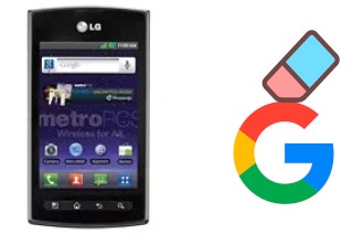 Como excluir a conta do Google em LG Optimus M+ MS695