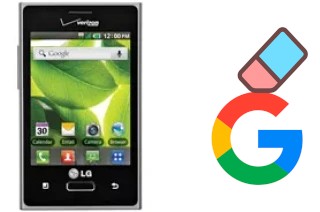 Como excluir a conta do Google em LG Optimus Zone VS410