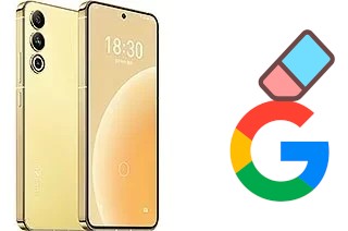 Como excluir a conta do Google em Meizu 20