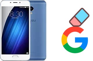 Como excluir a conta do Google em Meizu M3e