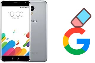 Como excluir a conta do Google em Meizu M1 Metal