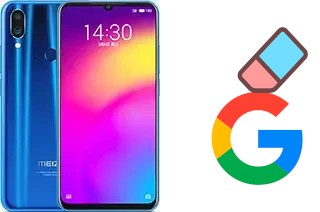 Como excluir a conta do Google em Meizu Note 9