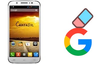 Como excluir a conta do Google em Micromax A119 Canvas XL