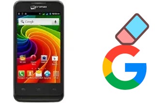 Como excluir a conta do Google em Micromax A36 Bolt