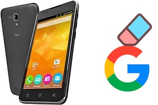 Como excluir a conta do Google em Micromax Canvas Blaze 4G Q400