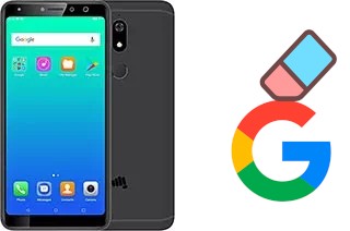 Como excluir a conta do Google em Micromax Canvas Infinity Pro