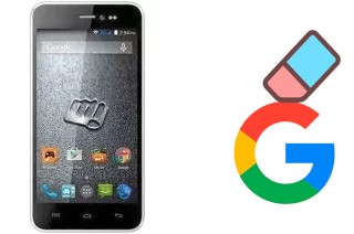 Como excluir a conta do Google em Micromax Canvas Pep Q371