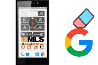 Como excluir a conta do Google em MLS IQ1502A