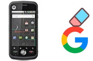 Como excluir a conta do Google em Motorola Quench XT5 XT502