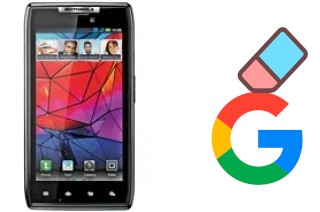 Como excluir a conta do Google em Motorola RAZR XT910