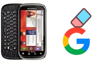 Como excluir a conta do Google em Motorola Cliq 2