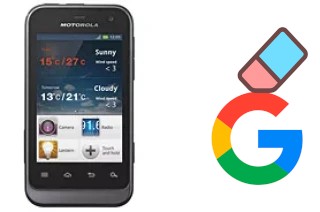 Como excluir a conta do Google em Motorola Defy Mini XT320