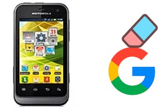 Como excluir a conta do Google em Motorola Defy Mini XT321