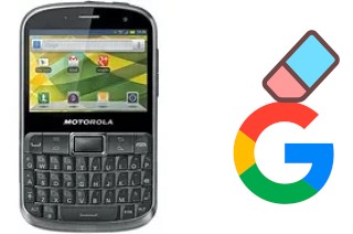 Como excluir a conta do Google em Motorola Defy Pro XT560