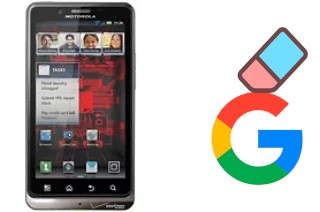 Como excluir a conta do Google em Motorola DROID BIONIC XT875