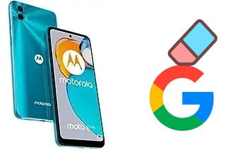 Como excluir a conta do Google em Motorola Moto E22s