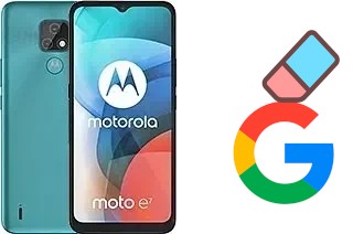 Como excluir a conta do Google em Motorola Moto E7