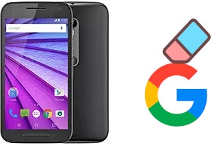 Como excluir a conta do Google em Motorola Moto G Dual SIM (3rd gen)