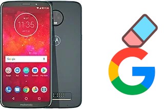 Como excluir a conta do Google em Motorola Moto Z3 Play