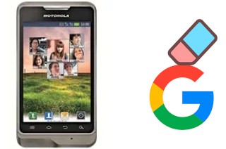 Como excluir a conta do Google em Motorola XT390