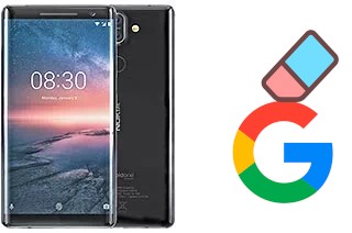 Como excluir a conta do Google em Nokia 8 Sirocco