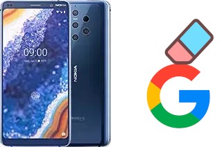 Como excluir a conta do Google em Nokia 9 PureView