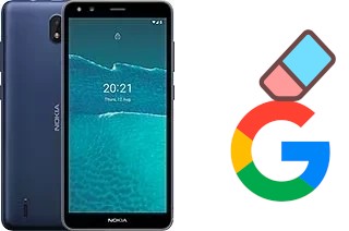 Como excluir a conta do Google em Nokia C1 2nd Edition