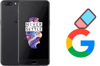 Como excluir a conta do Google em OnePlus 5