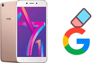 Como excluir a conta do Google em Oppo A71 (2018)