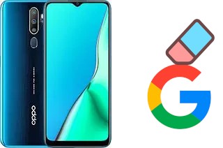 Como excluir a conta do Google em Oppo A9 (2020)