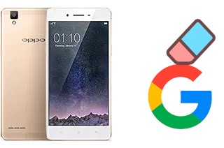 Como excluir a conta do Google em Oppo F1