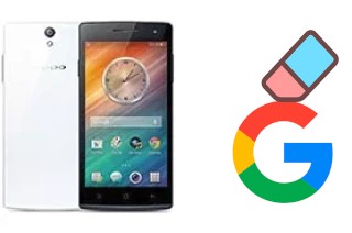 Como excluir a conta do Google em Oppo Find 5 Mini