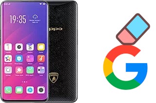 Como excluir a conta do Google em Oppo Find X Lamborghini Edition