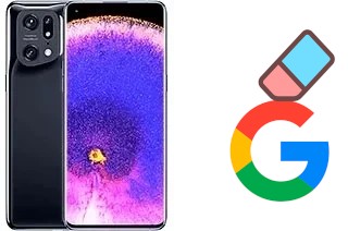 Como excluir a conta do Google em Oppo Find X5 Pro