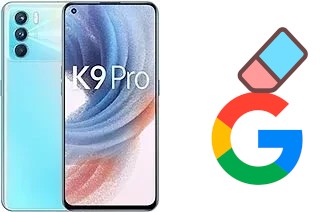 Como excluir a conta do Google em Oppo K9 Pro