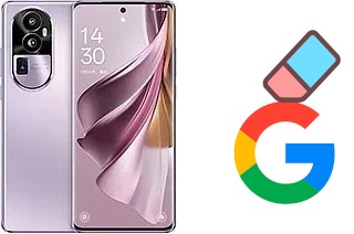 Como excluir a conta do Google em Oppo Reno10 Pro+