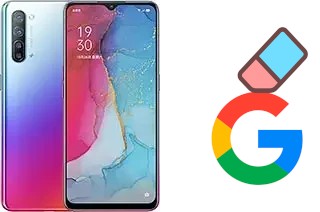 Como excluir a conta do Google em Oppo Reno3