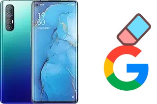 Como excluir a conta do Google em Oppo Reno3 Pro 5G