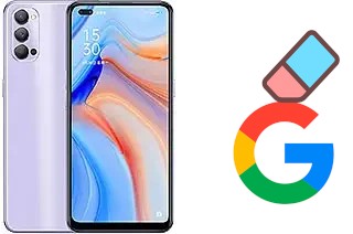 Como excluir a conta do Google em Oppo Reno4 5G